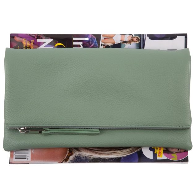 Faux leather clutch with tassels - Image 3