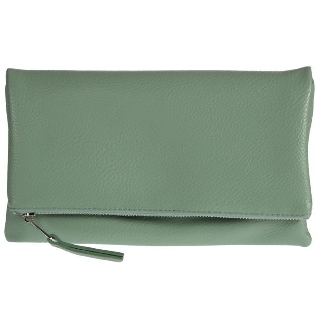 Faux leather clutch with tassels - Image 2