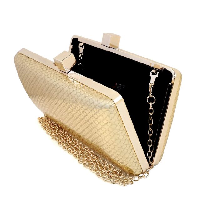 Metal box clutch with flap - Image 3