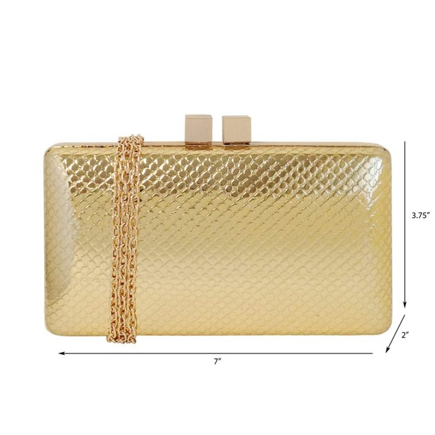 Metal box clutch with flap - Image 2