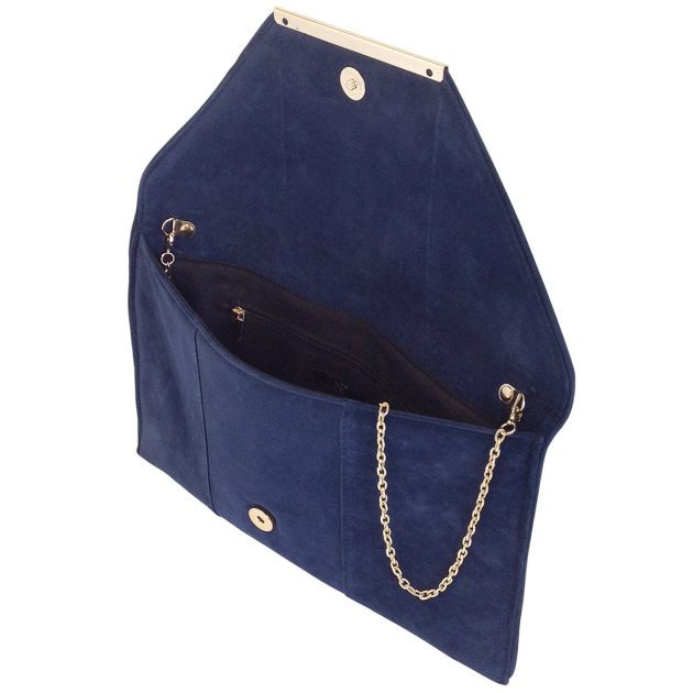 Women's Faux Suede Envelope Clutch - Image 2