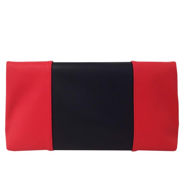 Red and black color matching foldable clutch - Image 3