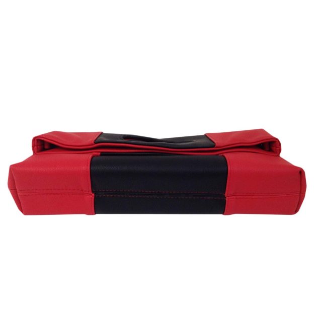 Red and black color matching foldable clutch - Image 4