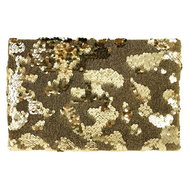 Flat Sequin Envelope Clutch - Image 5